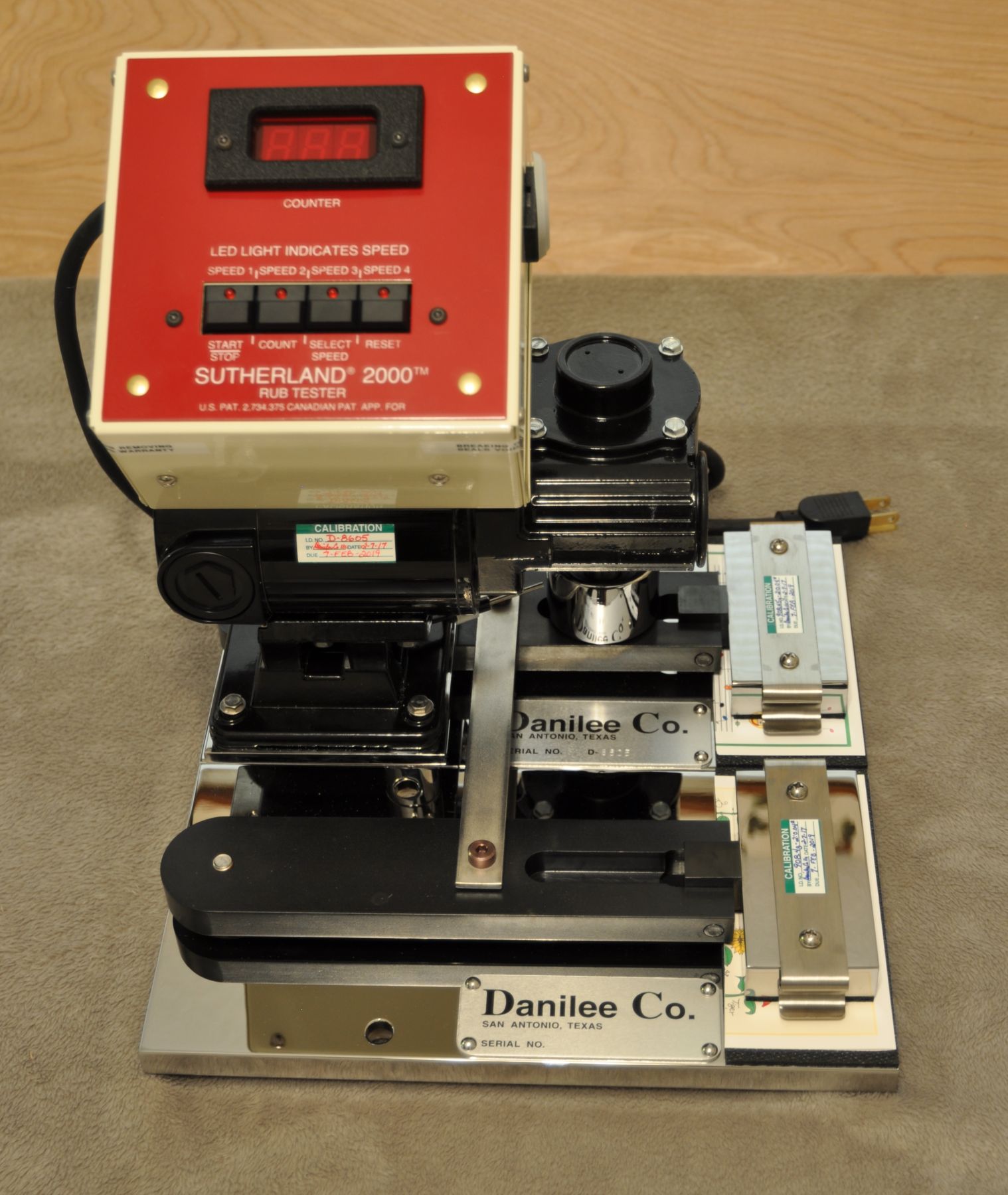 SUTHERLAND 2000 - Dual Tester (auto exp) Sutherland rubtester dual tester